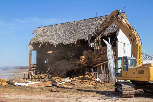 Barn Demolition in Portland