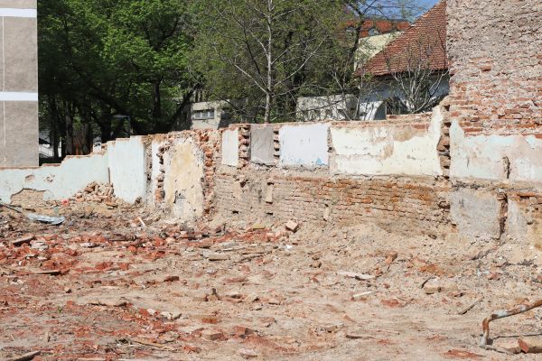 Brick Wall Demolition in Portland