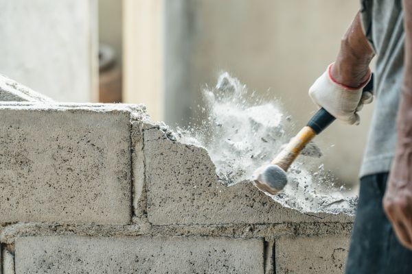 Block Wall Demolition in Portland